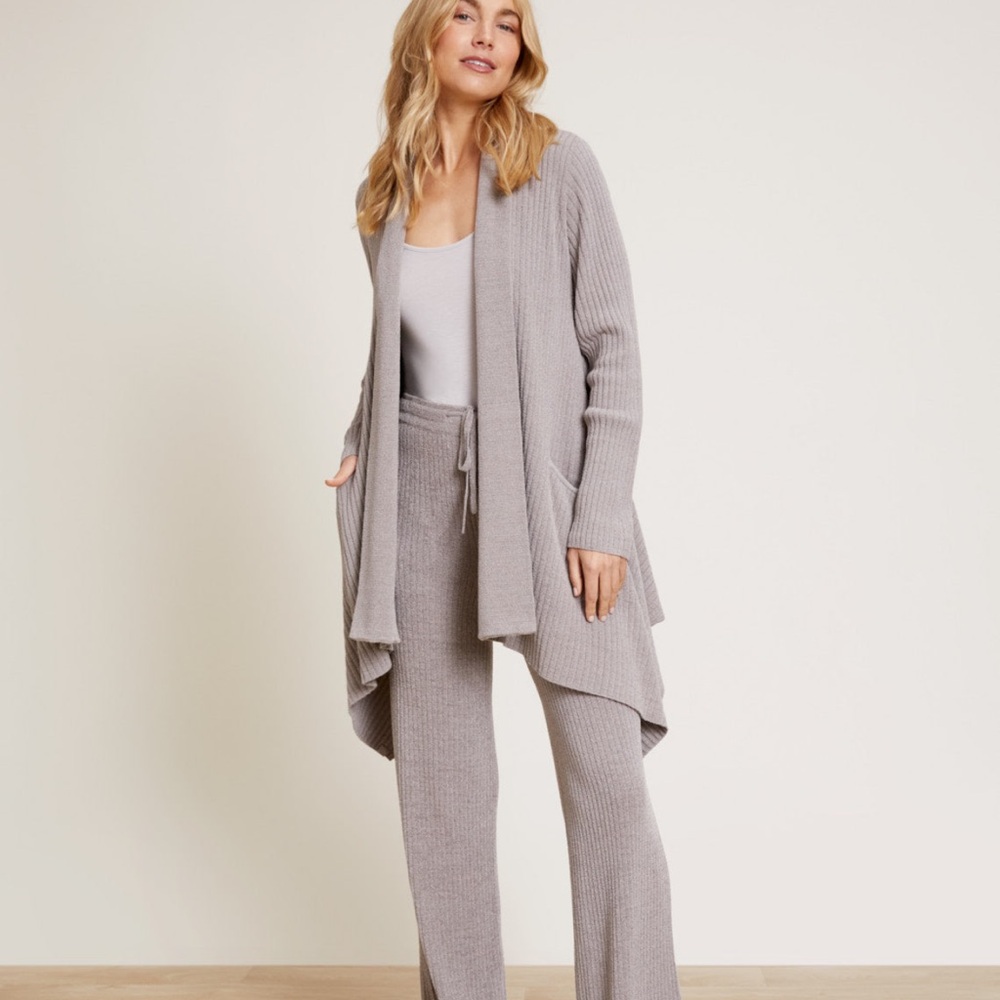 Barefoot Dreams Super Soft Draped Shawl Collar Cardigan